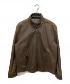 POLO RALPH LAURENポロ・ラルフローレン）の古着「レザースイングトップ」｜ブラウン