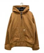 CarHarttカーハート）の古着「WASHED DUCK INSULATED ACTIVE JACKET」｜ブラウン