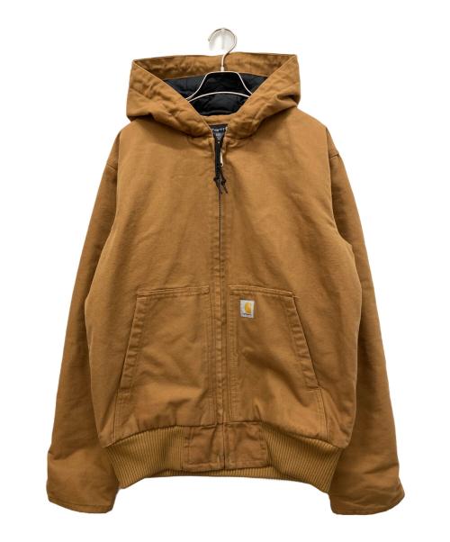 CarHartt（カーハート）CarHartt (カーハート) WASHED DUCK INSULATED ACTIVE JACKET ブラウン サイズ:Sの古着・服飾アイテム