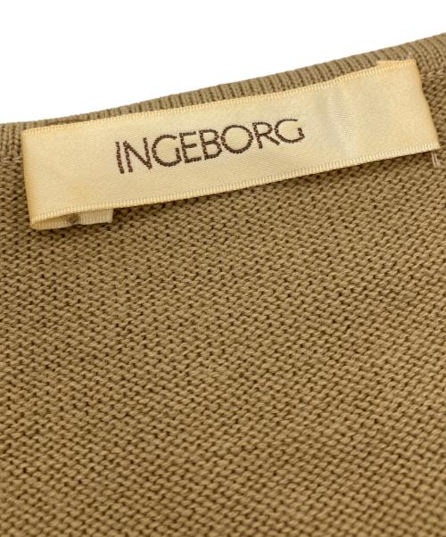 INGEBORG（インゲボルグ）INGEBORG (インゲボルグ) ニット ベージュ サイズ:表記なしの古着・服飾アイテム