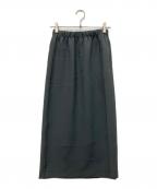 UNITED ARROWS & SONSユナイテッドアローズ＆サンズ）の古着「Ⅰ LINE SKIRT」｜グリーン