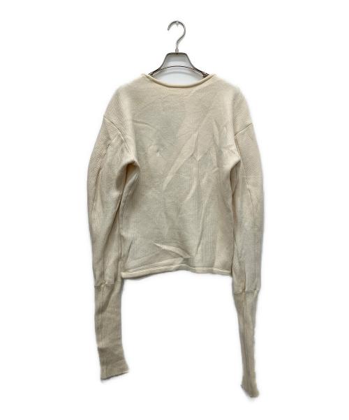 muller of yoshiokubo（ミュラーオブヨシオクボ）muller of yoshiokubo (ミュラーオブヨシオクボ) MUTTON SUPER LONG TOP アイボリー サイズ:36の古着・服飾アイテム