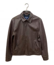 POLO RALPH LAUREN（ポロ・ラルフローレン）の古着「シープレザージャケット」｜ブラウン