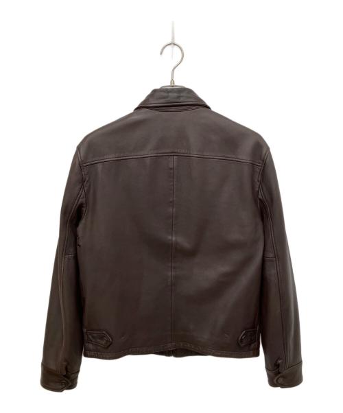 POLO RALPH LAUREN（ポロ・ラルフローレン）POLO RALPH LAUREN (ポロ・ラルフローレン) シープレザージャケット ブラウン サイズ:Sの古着・服飾アイテム