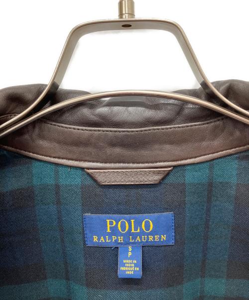 POLO RALPH LAUREN（ポロ・ラルフローレン）POLO RALPH LAUREN (ポロ・ラルフローレン) シープレザージャケット ブラウン サイズ:Sの古着・服飾アイテム