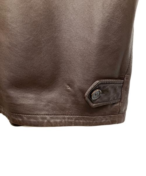 POLO RALPH LAUREN（ポロ・ラルフローレン）POLO RALPH LAUREN (ポロ・ラルフローレン) シープレザージャケット ブラウン サイズ:Sの古着・服飾アイテム