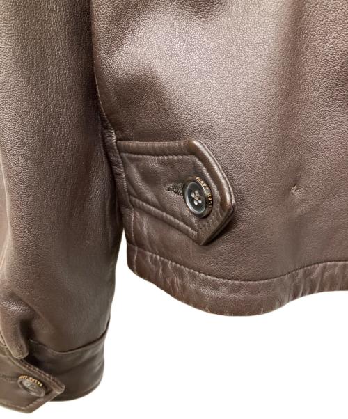 POLO RALPH LAUREN（ポロ・ラルフローレン）POLO RALPH LAUREN (ポロ・ラルフローレン) シープレザージャケット ブラウン サイズ:Sの古着・服飾アイテム