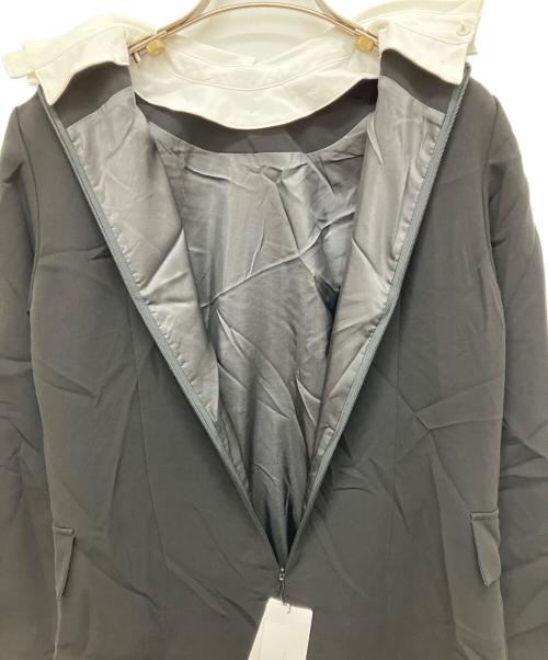 M-PREMIER（エムプルミエ）M-premier (エムプルミエ) 2WAY襟付ワンピース ブラック サイズ:34 未使用品の古着・服飾アイテム
