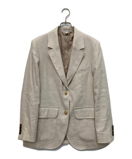 COACH（コーチ）COACH (コーチ) テーラードジャケット ベージュ サイズ:Sの古着・服飾アイテム