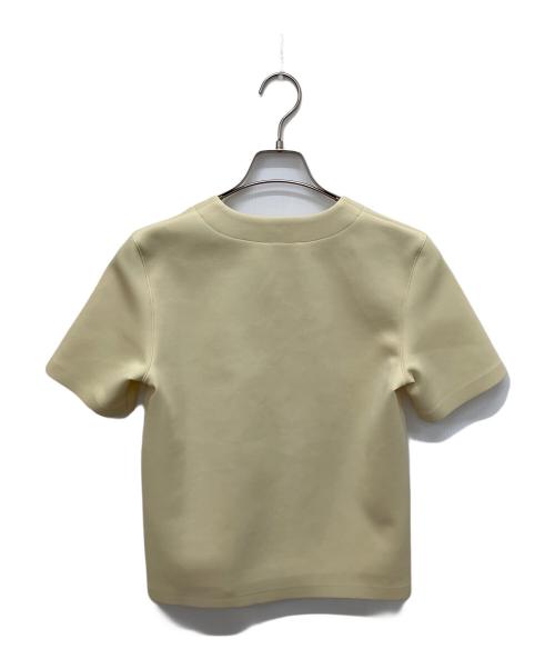 AURALEE（オーラリー）AURALEE (オーラリー) WETSUIT JERSEY LACE UP イエロー サイズ:1の古着・服飾アイテム