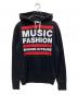 MAISON KITSUNE（メゾンキツネ）の古着「プルオーバーパーカー」｜ブラック