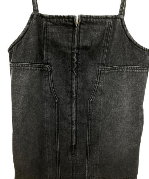 Q.anos（キュアノス）Q.anos (キュアノス) カーペンターデニムワンピース インディゴ サイズ:Freeの古着・服飾アイテム
