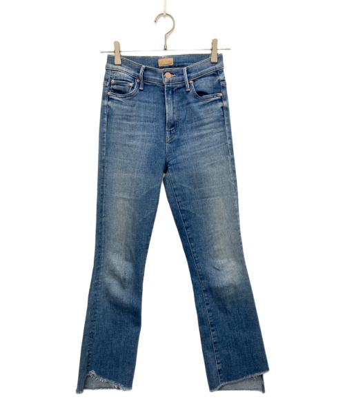 mother（マザー）mother (マザー) INSIDER CROP STEP FRAYデニムパンツ インディゴ サイズ:24の古着・服飾アイテム