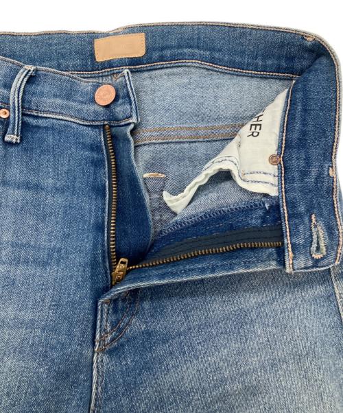 mother（マザー）mother (マザー) INSIDER CROP STEP FRAYデニムパンツ インディゴ サイズ:24の古着・服飾アイテム