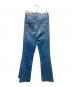 mother (マザー) INSIDER CROP STEP FRAYデニムパンツ インディゴ サイズ:24：4000円
