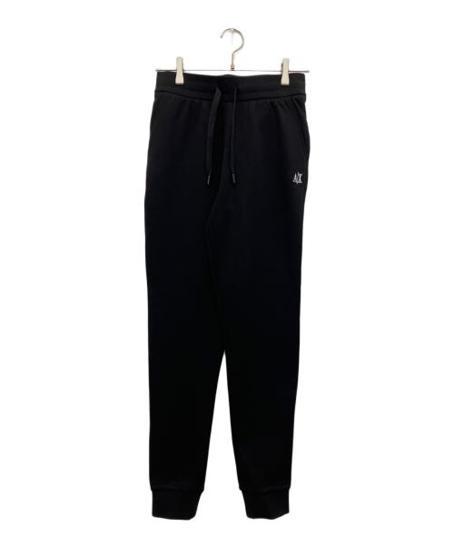 ARMANI EXCHANGE（アルマーニ エクスチェンジ）ARMANI EXCHANGE (アルマーニ エクスチェンジ) ICON スウェットジョガーパンツ ブラック サイズ:XSの古着・服飾アイテム