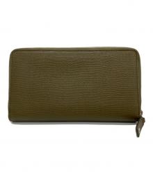 Yves Saint Laurent（イヴサンローラン）の古着「ラウンドファスナーウォレット」｜オリーブ