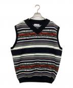 TTT MSWティー）の古着「Nordic Knit Vest」｜ブラック
