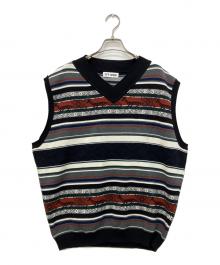 TTT MSW（ティー）の古着「Nordic Knit Vest」｜ブラック