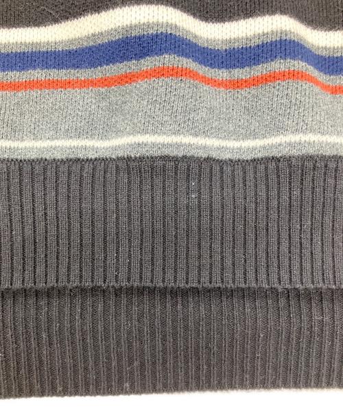 TTT MSW（ティー）TTT MSW (ティー) Nordic Knit Vest ブラック サイズ:XLの古着・服飾アイテム