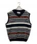 TTT MSW（ティー）の古着「Nordic Knit Vest」｜ブラック