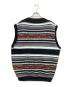 TTT MSW (ティー) Nordic Knit Vest ブラック サイズ:XL：7000円