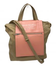 Acne studios（アクネ ストゥディオズ）の古着「ペイパリーナイロントートバッグ」｜ブラウン