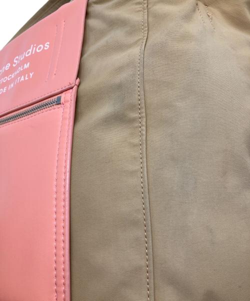 Acne studios（アクネ ストゥディオズ）ACNE STUDIOS (アクネ ストゥディオズ) ペイパリーナイロントートバッグ ブラウンの古着・服飾アイテム