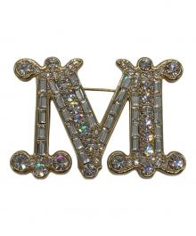 MaxMara（マックスマーラ）の古着「クリスタル ブローチ - Optical white」