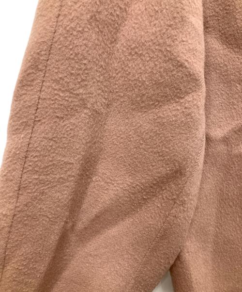 theory luxe（セオリーリュクス）theory luxe (セオリーリュクス) ダブルノーカラーコート ピンク サイズ:38の古着・服飾アイテム