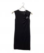 DOLCE & GABBANAドルチェ＆ガッバーナ）の古着「半袖ワンピース」｜ブラック
