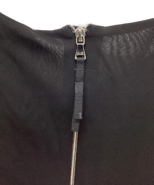 DOLCE & GABBANA（ドルチェ＆ガッバーナ）DOLCE & GABBANA (ドルチェ＆ガッバーナ) 半袖ワンピース ブラック サイズ:44 未使用品の古着・服飾アイテム