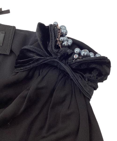 DOLCE & GABBANA（ドルチェ＆ガッバーナ）DOLCE & GABBANA (ドルチェ＆ガッバーナ) 半袖ワンピース ブラック サイズ:44 未使用品の古着・服飾アイテム