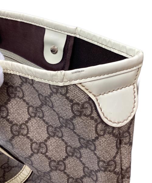 GUCCI（グッチ）GUCCI (グッチ) GGスプリームトートバッグ ベージュの古着・服飾アイテム