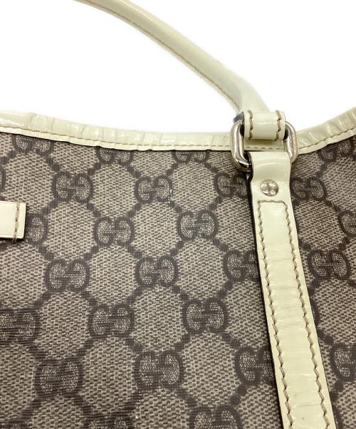 GUCCI（グッチ）GUCCI (グッチ) GGスプリームトートバッグ ベージュの古着・服飾アイテム