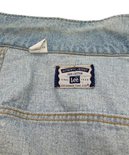 LEE（リー）LEE (リー) USA製220-6009デニムジャケット スカイブルー サイズ:Lの古着・服飾アイテム