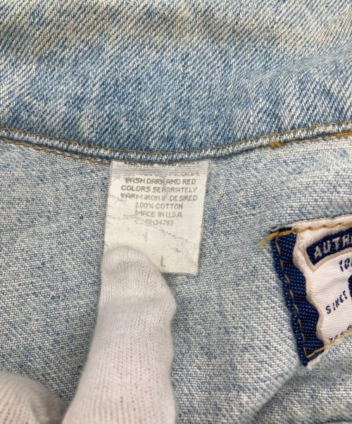 LEE（リー）LEE (リー) USA製220-6009デニムジャケット スカイブルー サイズ:Lの古着・服飾アイテム