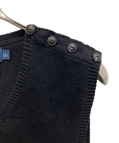 POLO RALPH LAUREN（ポロ・ラルフローレン）POLO RALPH LAUREN (ポロ・ラルフローレン) ラグビーハンドニットベスト ブラック サイズ:LLの古着・服飾アイテム