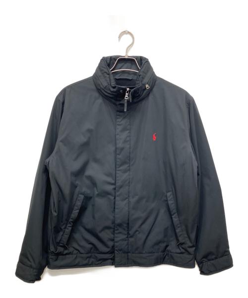 POLO RALPH LAUREN（ポロ・ラルフローレン）POLO RALPH LAUREN (ポロ・ラルフローレン) ナイロンジャケット ブラック サイズ:LLの古着・服飾アイテム