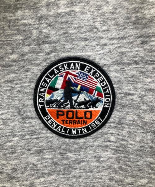 POLO RALPH LAUREN（ポロ・ラルフローレン）POLO RALPH LAUREN (ポロ・ラルフローレン) 復刻ポロカントリーフリーススウェット グレー サイズ:Mの古着・服飾アイテム