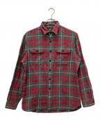 RRLダブルアールエル）の古着「ネルシャツ」｜レッド