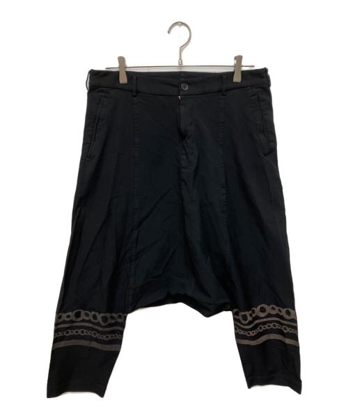 BLACK COMME des GARCONS（ブラックコムデギャルソン）BLACK COMME des GARCONS (ブラックコムデギャルソン) サルエルパンツ ブラック サイズ:Sの古着・服飾アイテム