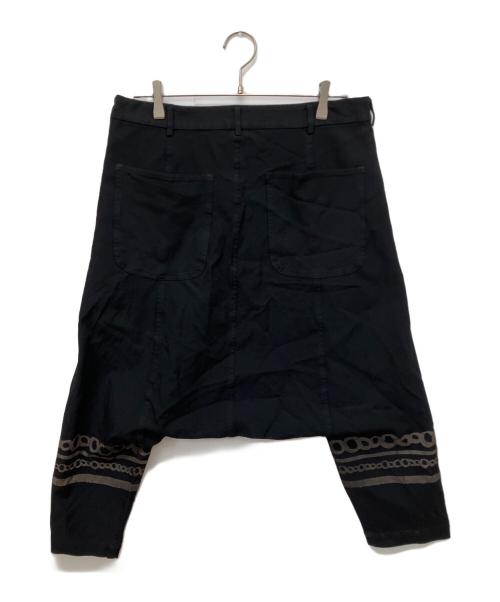 BLACK COMME des GARCONS（ブラックコムデギャルソン）BLACK COMME des GARCONS (ブラックコムデギャルソン) サルエルパンツ ブラック サイズ:Sの古着・服飾アイテム