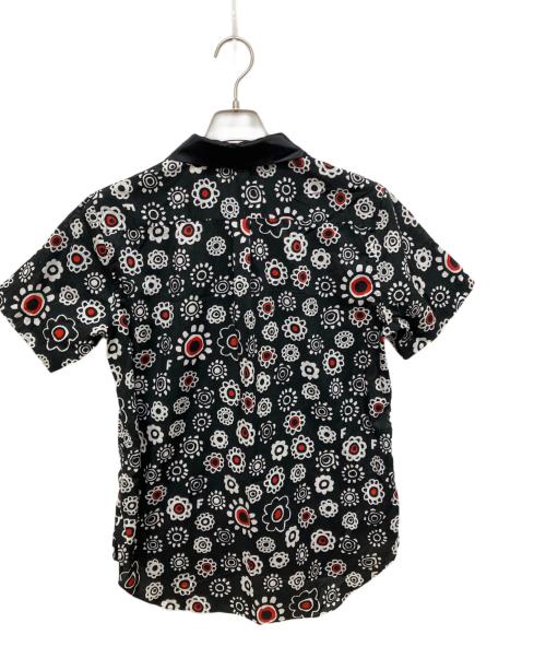 BLACK COMME des GARCONS（ブラックコムデギャルソン）BLACK COMME des GARCONS (ブラックコムデギャルソン) S/S花柄シャツ ブラック サイズ:Mの古着・服飾アイテム