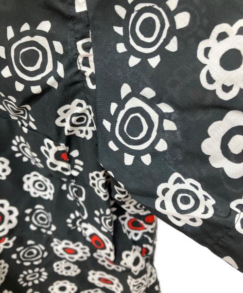 BLACK COMME des GARCONS（ブラックコムデギャルソン）BLACK COMME des GARCONS (ブラックコムデギャルソン) S/S花柄シャツ ブラック サイズ:Mの古着・服飾アイテム