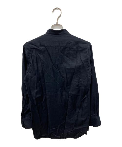 JOHN LAWRENCE SULLIVAN（ジョン ローレンス サリバン）JOHN LAWRENCE SULLIVAN (ジョン ローレンス サリバン) コットンプリーツシャツ ブラック サイズ:38の古着・服飾アイテム