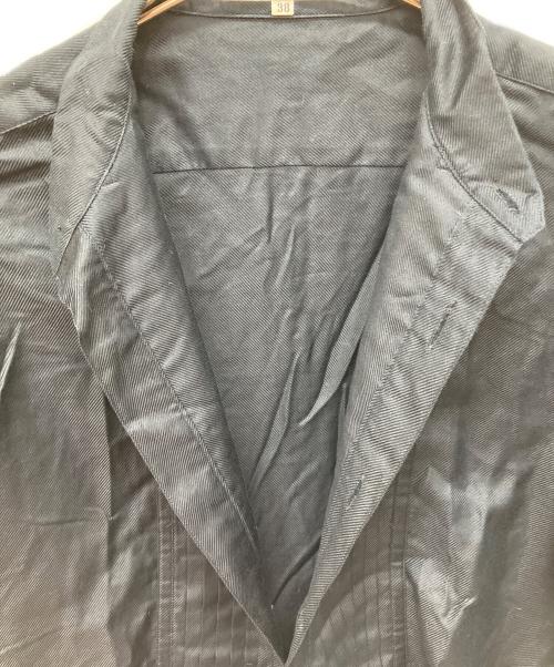 JOHN LAWRENCE SULLIVAN（ジョン ローレンス サリバン）JOHN LAWRENCE SULLIVAN (ジョン ローレンス サリバン) コットンプリーツシャツ ブラック サイズ:38の古着・服飾アイテム