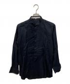 JOHN LAWRENCE SULLIVANジョン ローレンス サリバン）の古着「コットンプリーツシャツ」｜ブラック