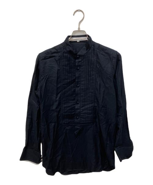 JOHN LAWRENCE SULLIVAN（ジョン ローレンス サリバン）JOHN LAWRENCE SULLIVAN (ジョン ローレンス サリバン) コットンプリーツシャツ ブラック サイズ:38の古着・服飾アイテム