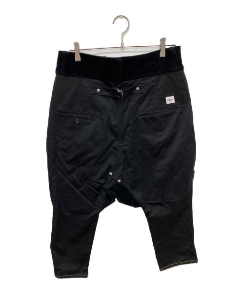 GANRYU（ガンリュウ）GANRYU (ガンリュウ) サルエルパンツ ブラック サイズ:Sの古着・服飾アイテム